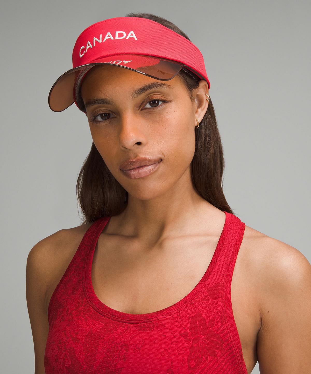 Lululemon Team Canada Swiftly Tech Racerback 2.0 Waist Length Tank Top Dame Mørke Rød | NO_LuLu30683