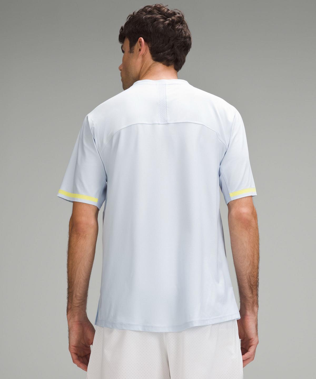 Lululemon Tennis Short-Sleeve Skjorte Herre Blå | NO_LuLu97233