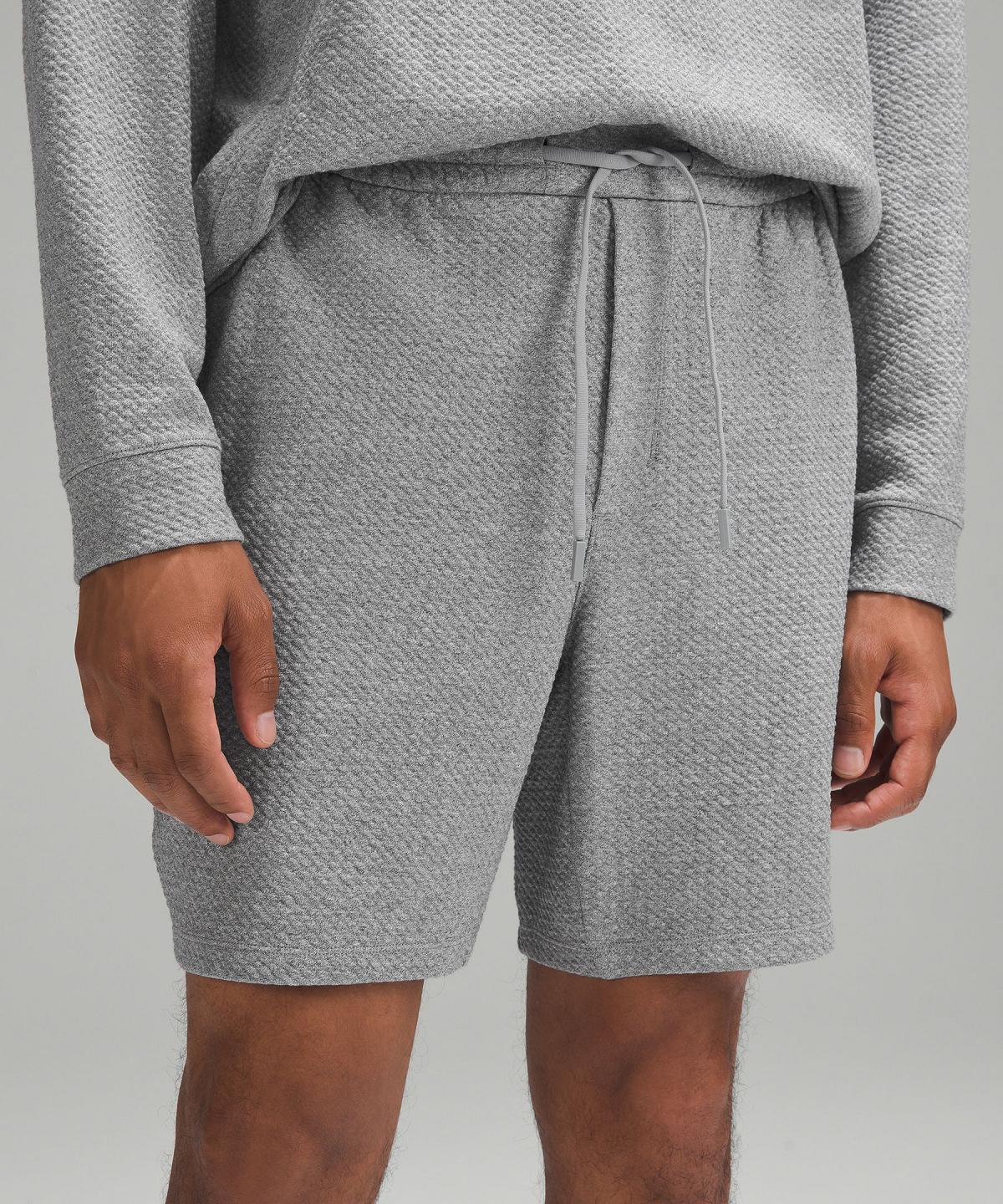 Lululemon Textured Double-Knit Cotton 7" Shorts Herre Grå | NO_LuLu78882