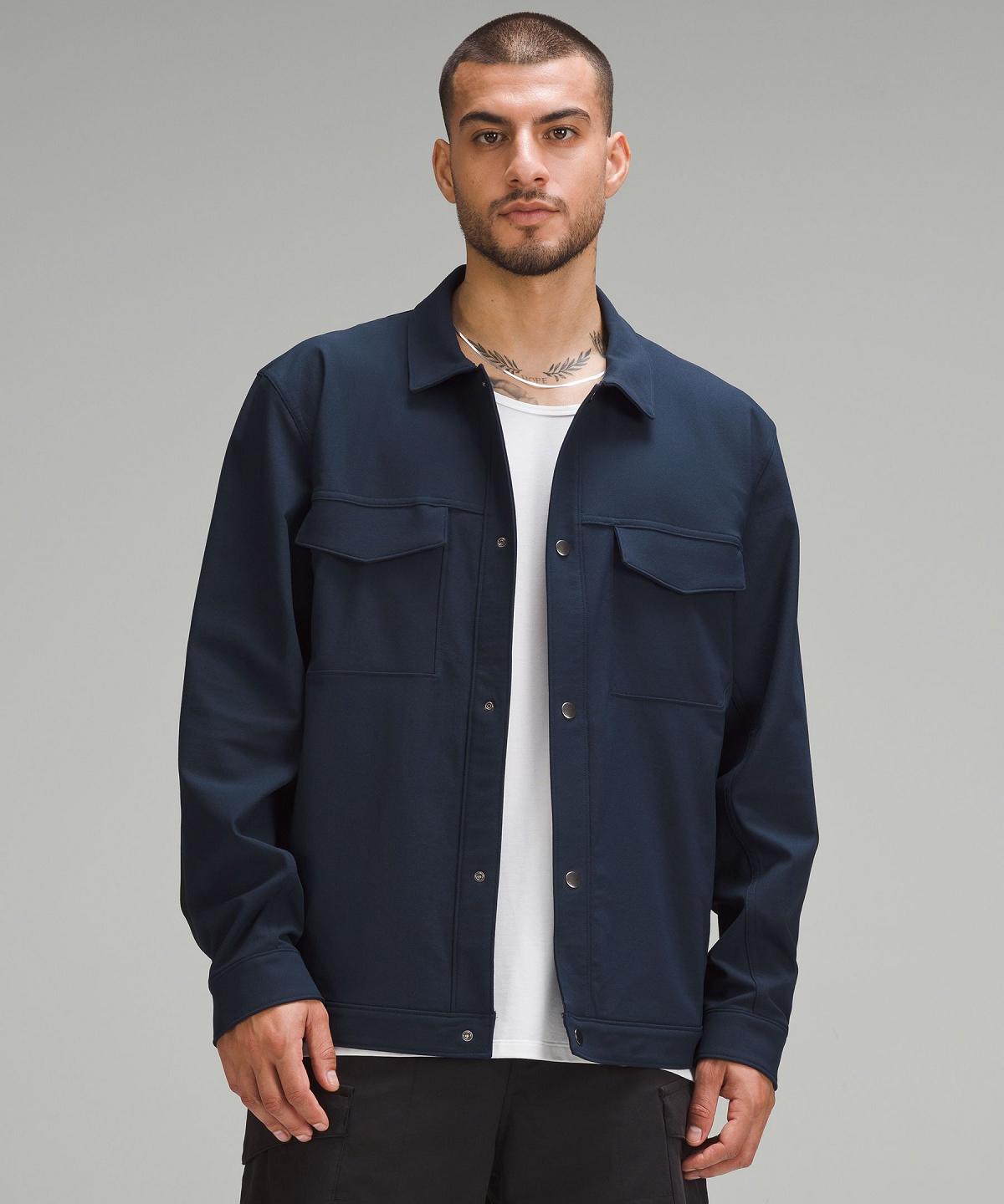 Lululemon Twill Utility Jacket Gensere Og Gensere Herre Marineblå | NO_LuLu66667