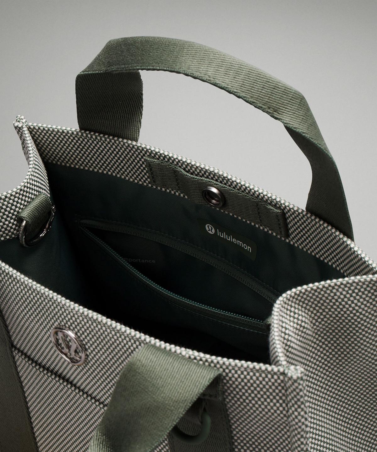 Lululemon Two-Tone Canvas Tote Bag Grå Grønn | NO_LuLu92564