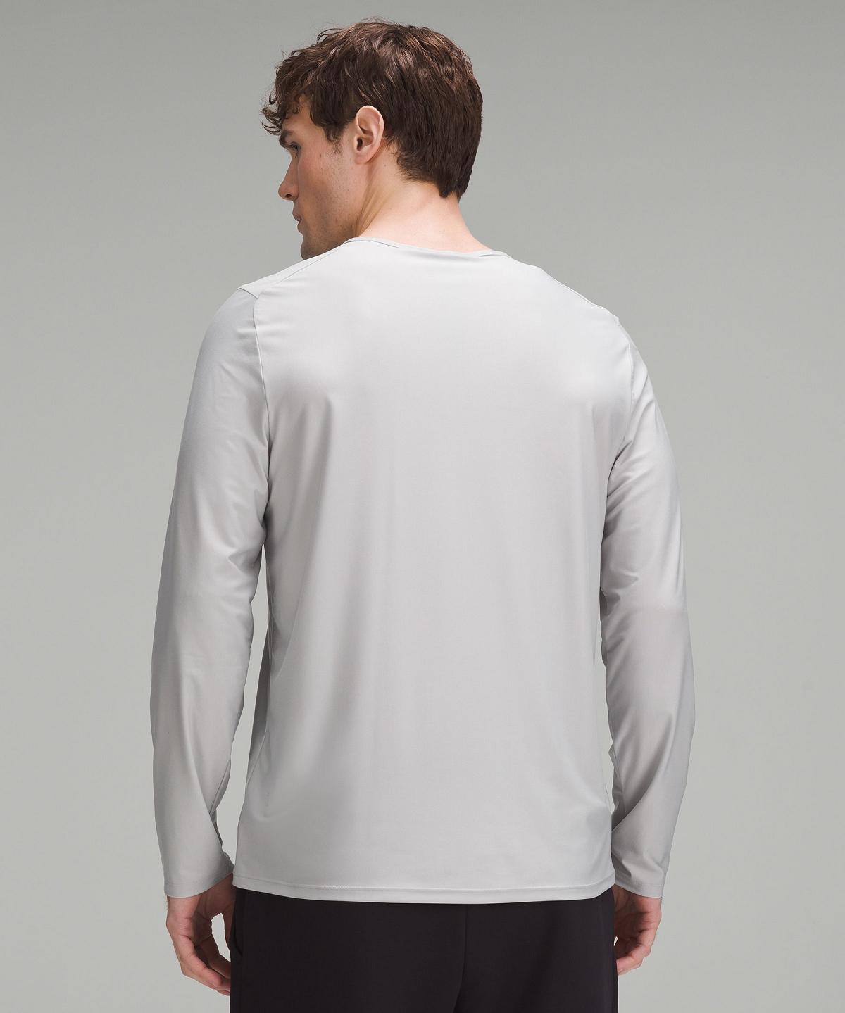 Lululemon Ultra-Soft Nulu Langermet Skjorte Herre Sølv | NO_LuLu33212