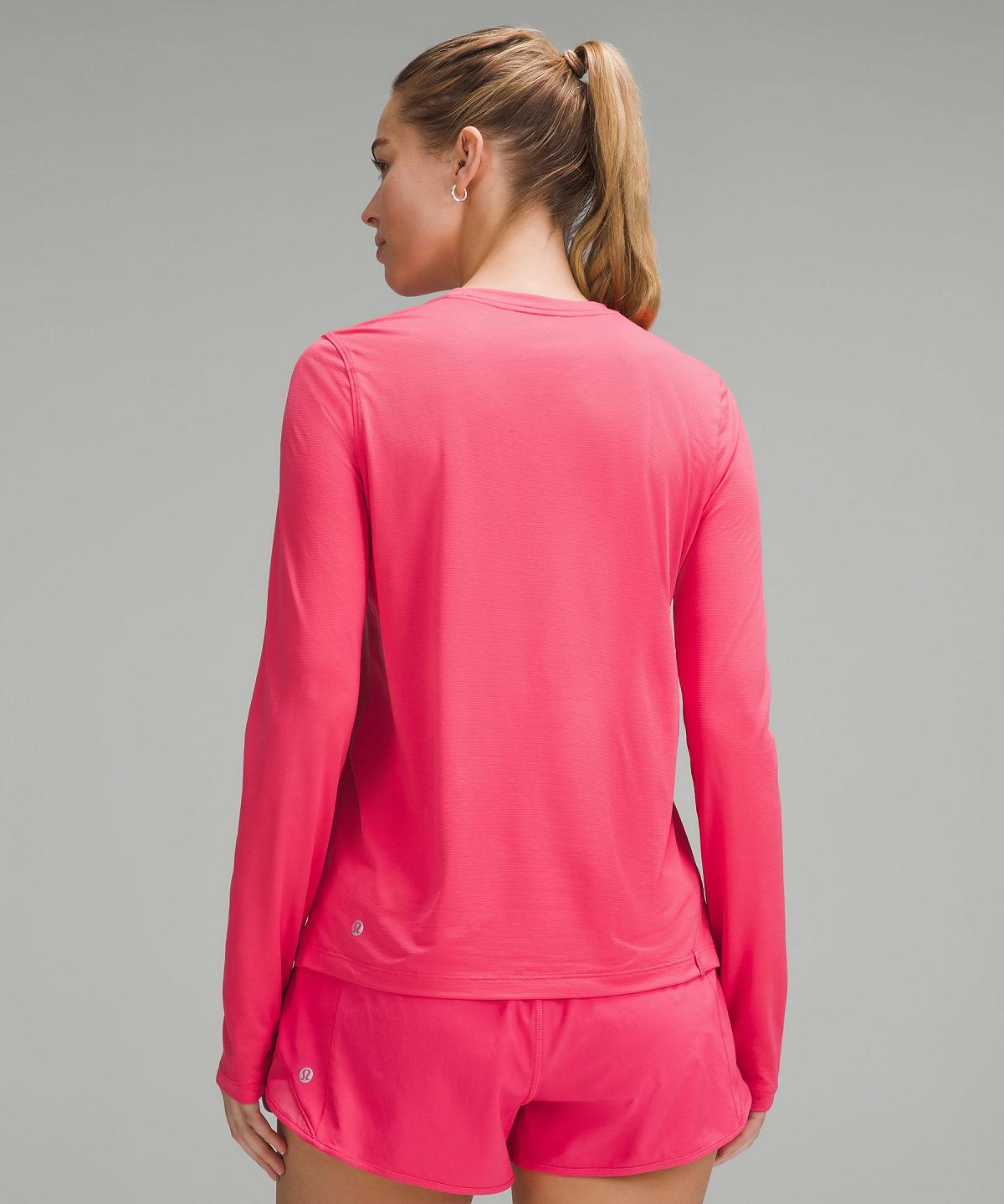 Lululemon Ultralight Hip-Length Langermet Skjorte Dame Rosa | NO_LuLu87808