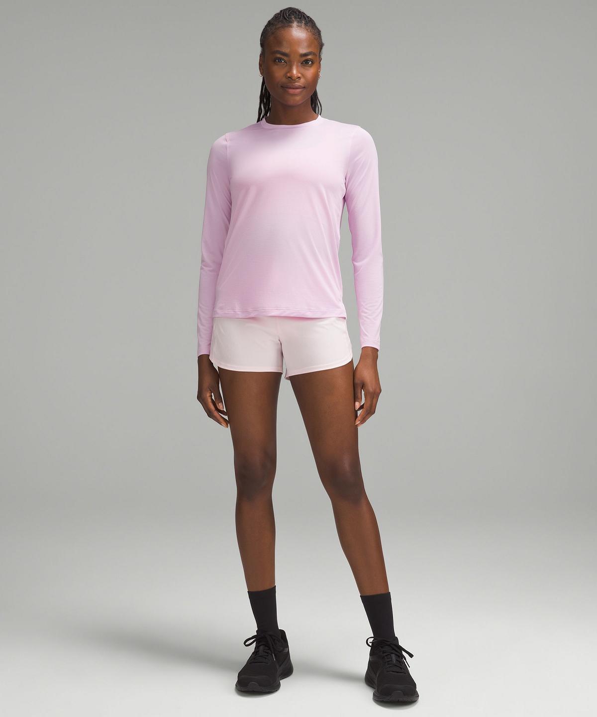 Lululemon Ultralight Hip-Length Langermet Skjorte Dame Rosa | NO_LuLu99304