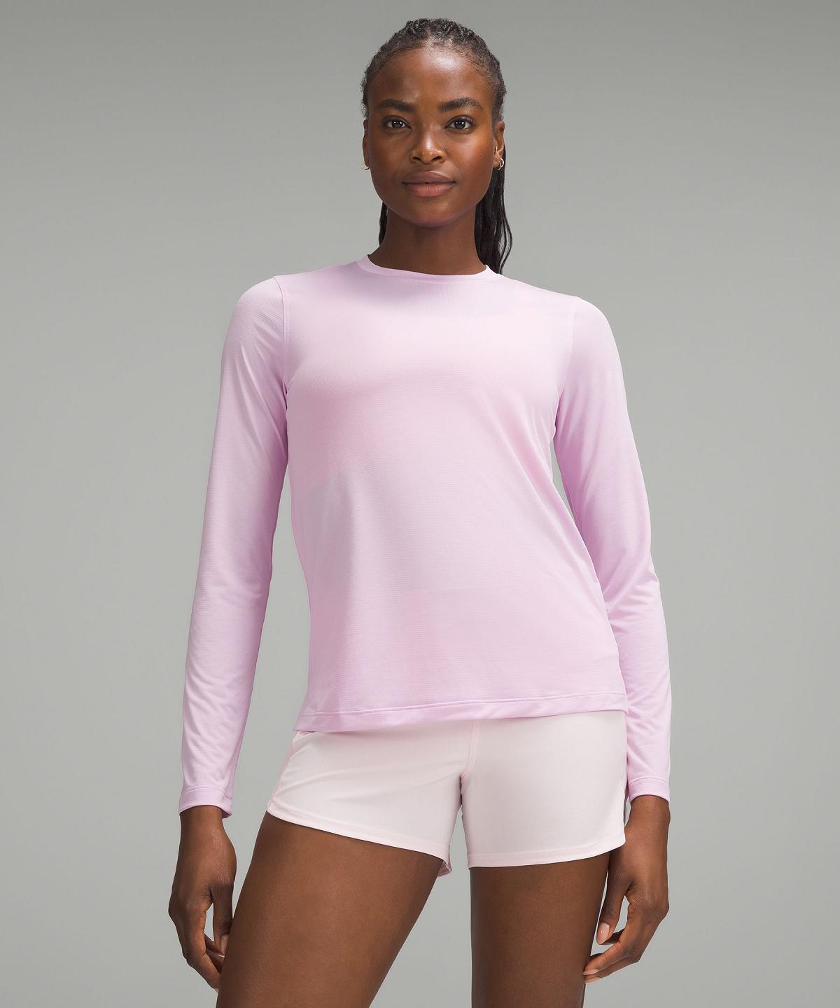 Lululemon Ultralight Hip-Length Long-Sleeve Skjorte Dame Rosa | NO_LuLu69320