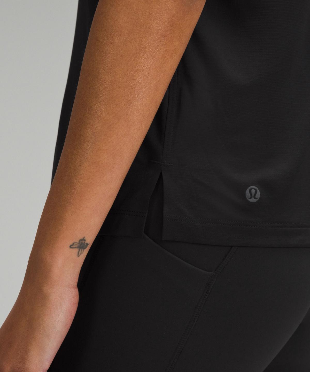 Lululemon Ultralight Hip-Length T-skjorte Dame Svarte | NO_LuLu39224