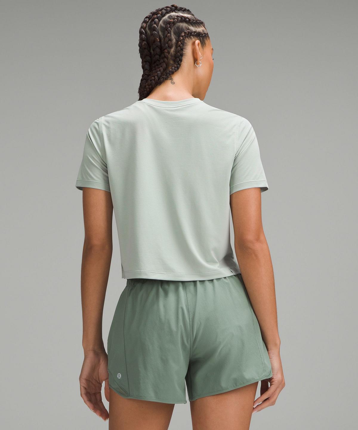 Lululemon Ultralight Waist-Length T-skjorte Dame Grå Grønn | NO_LuLu63368