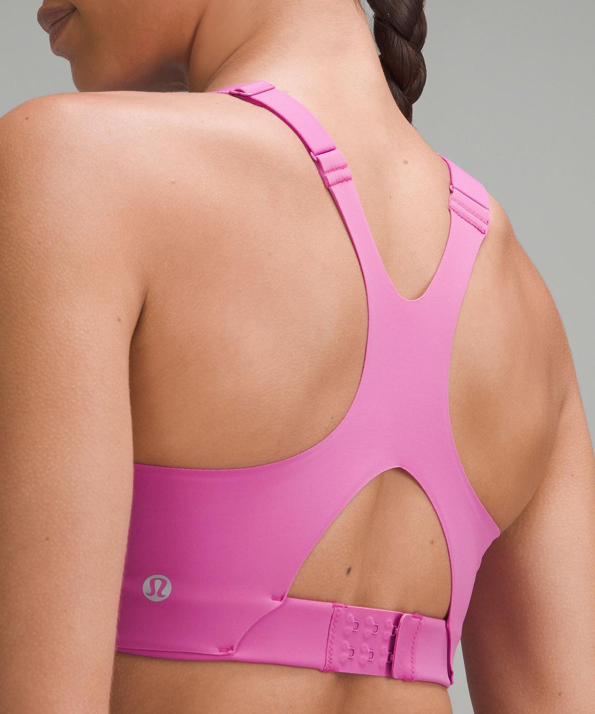 Lululemon Ultralu Square-Neck Workout Sports BH Dame Rosa | NO_LuLu89422