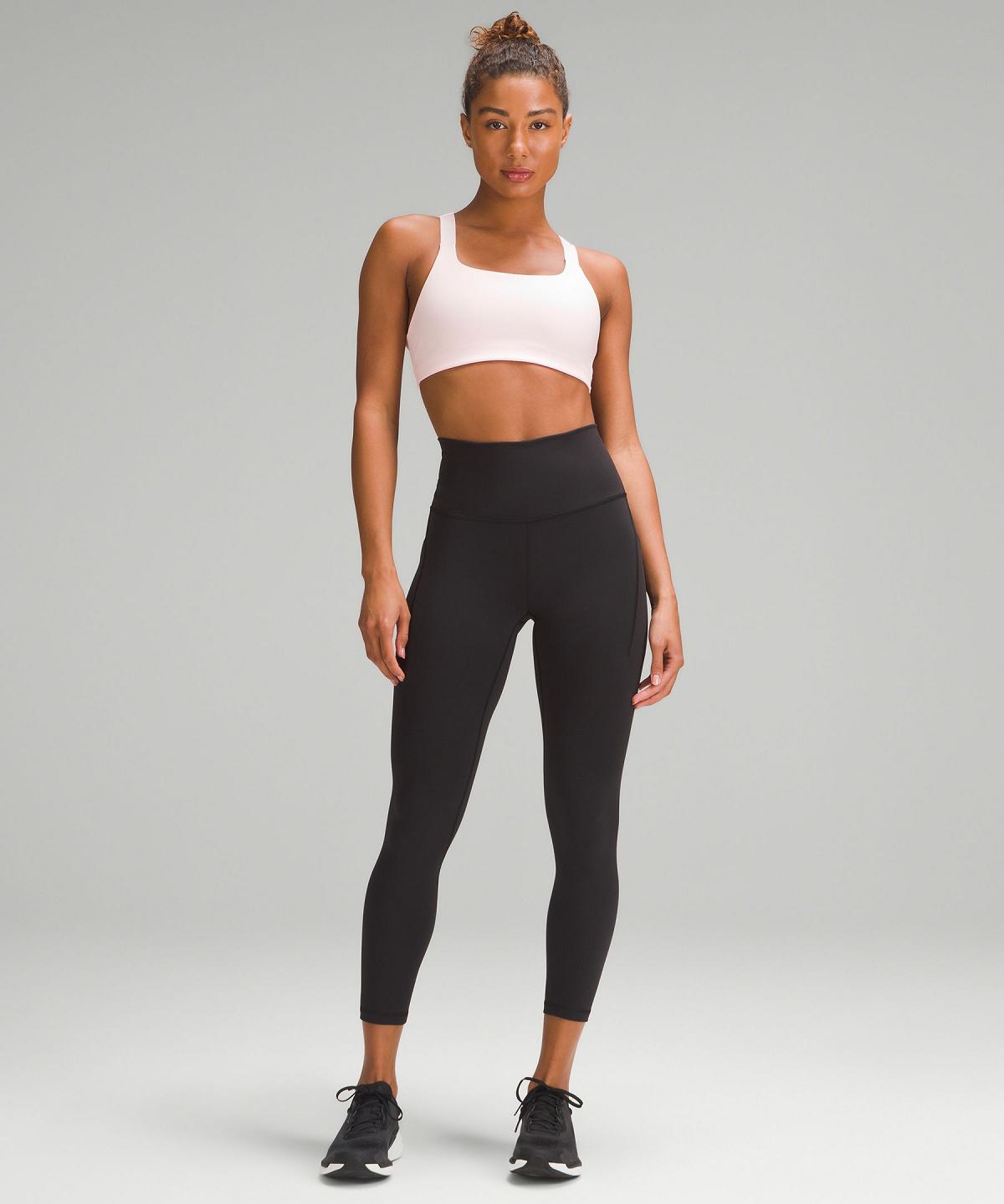 Lululemon Ultralu Square-Neck Workout Sports BH Dame Rosa | NO_LuLu68262