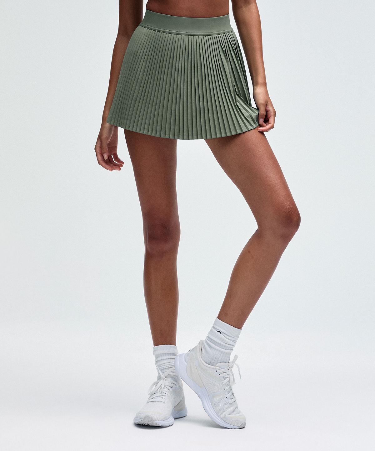 Lululemon Varsity High-Rise Pleated Tennis Skjørt Dame Grønn | NO_LuLu18623