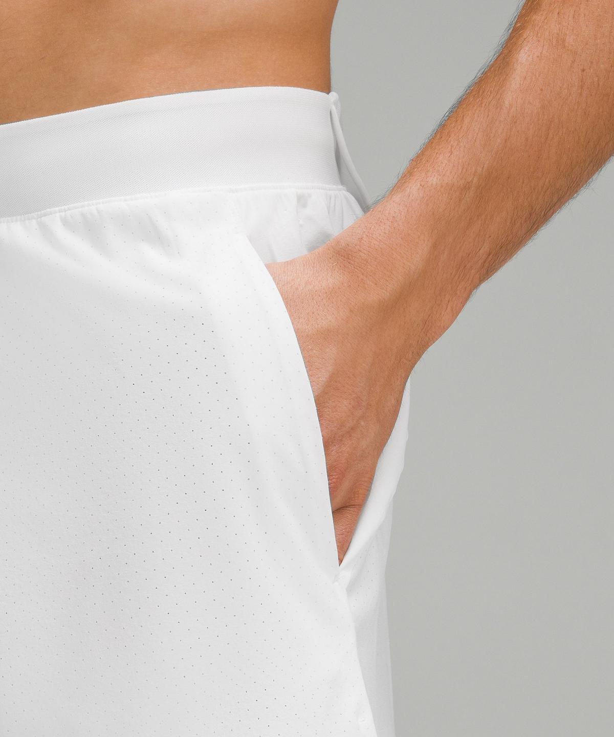 Lululemon Vented Tennis 6" Shorts Herre Hvite | NO_LuLu21783