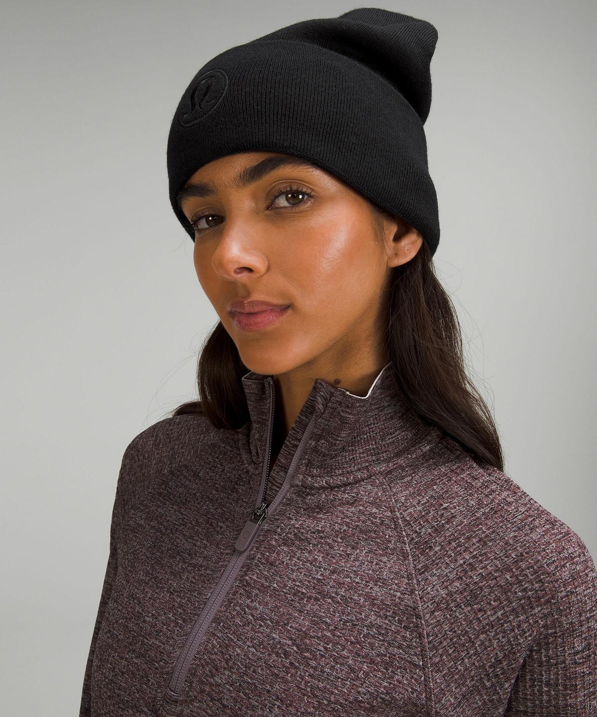 Lululemon Warm Revelation Hatt Dame Svarte | NO_LuLu57850