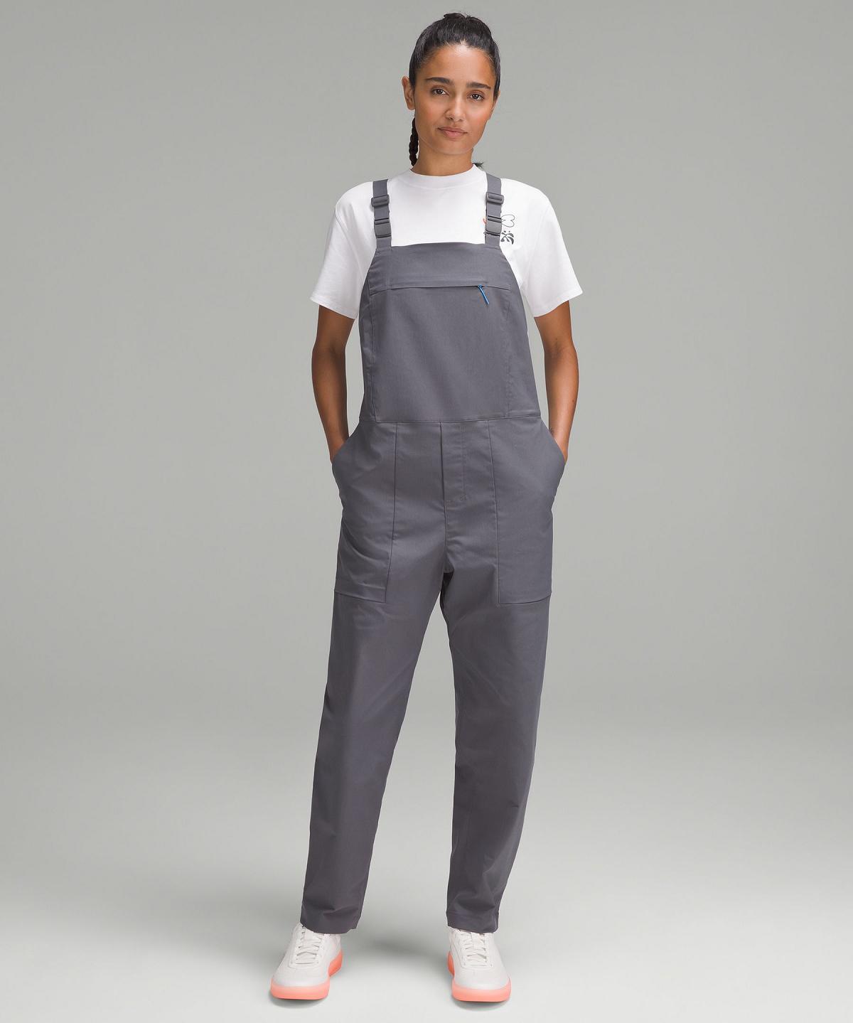 Lululemon Women's Woven Overalls Jumpsuit Dame Grå | NO_LuLu76186