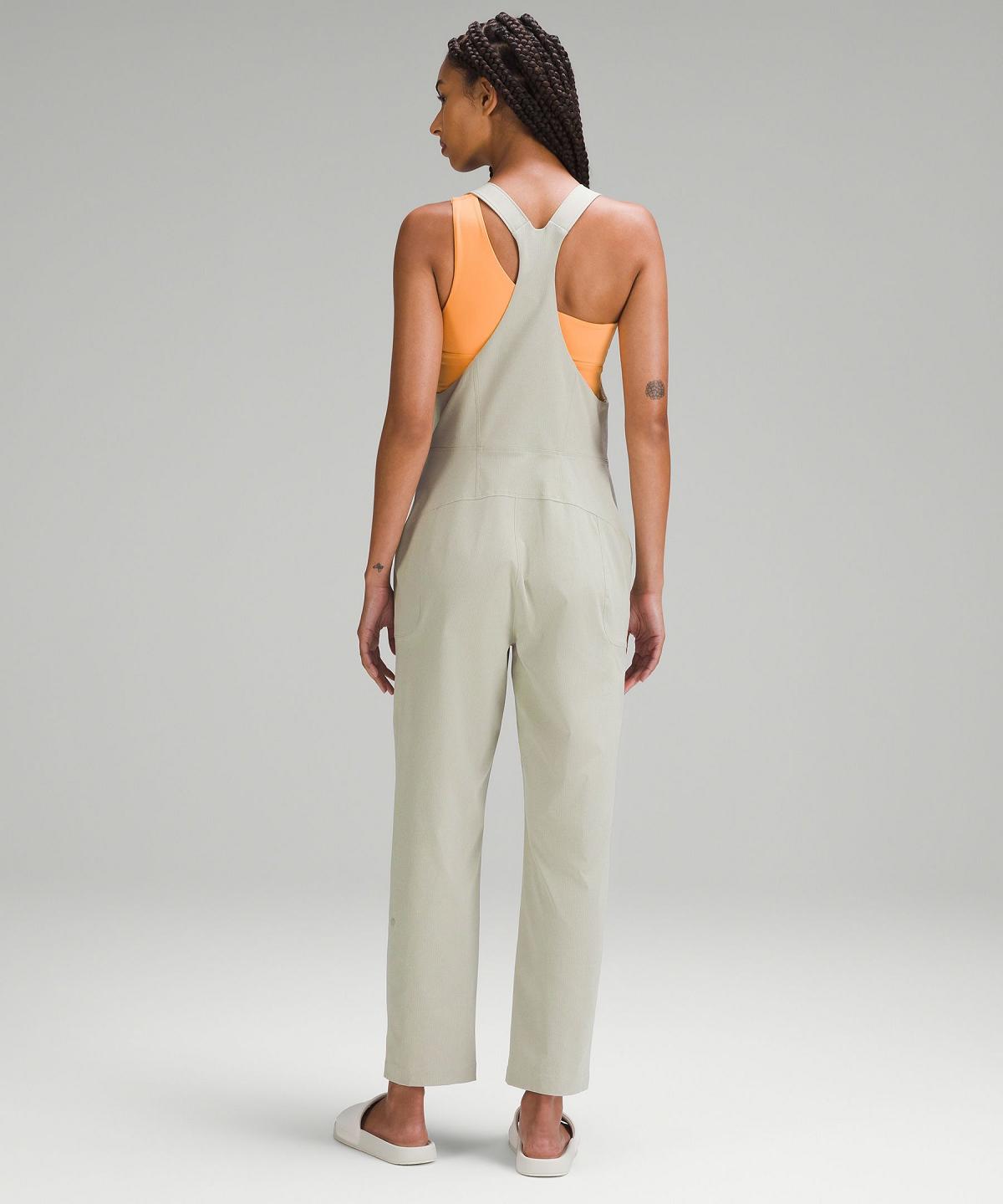 Lululemon WovenAir Overalls Jumpsuit Dame Beige | NO_LuLu26843