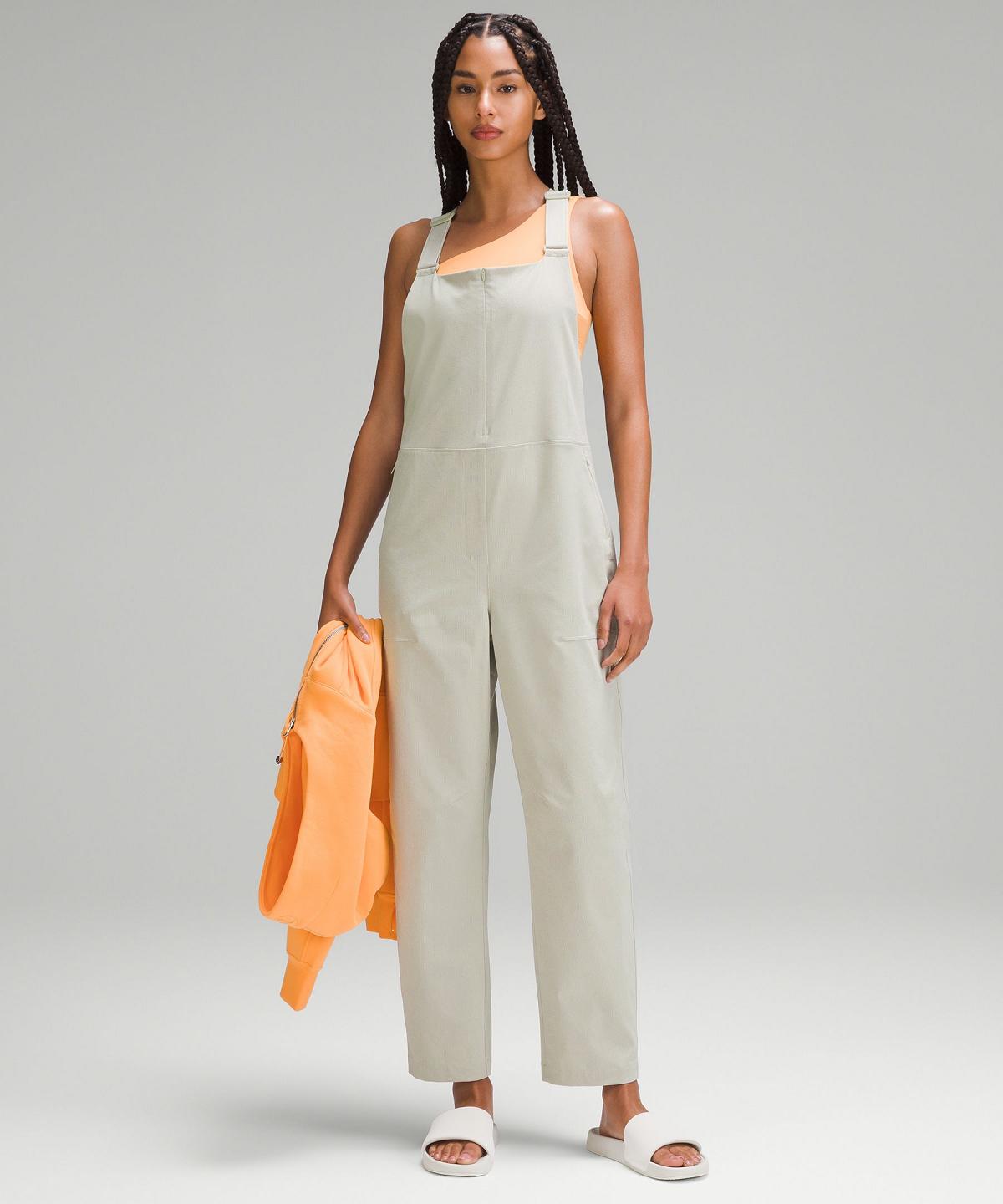 Lululemon WovenAir Overalls Jumpsuit Dame Beige | NO_LuLu26843