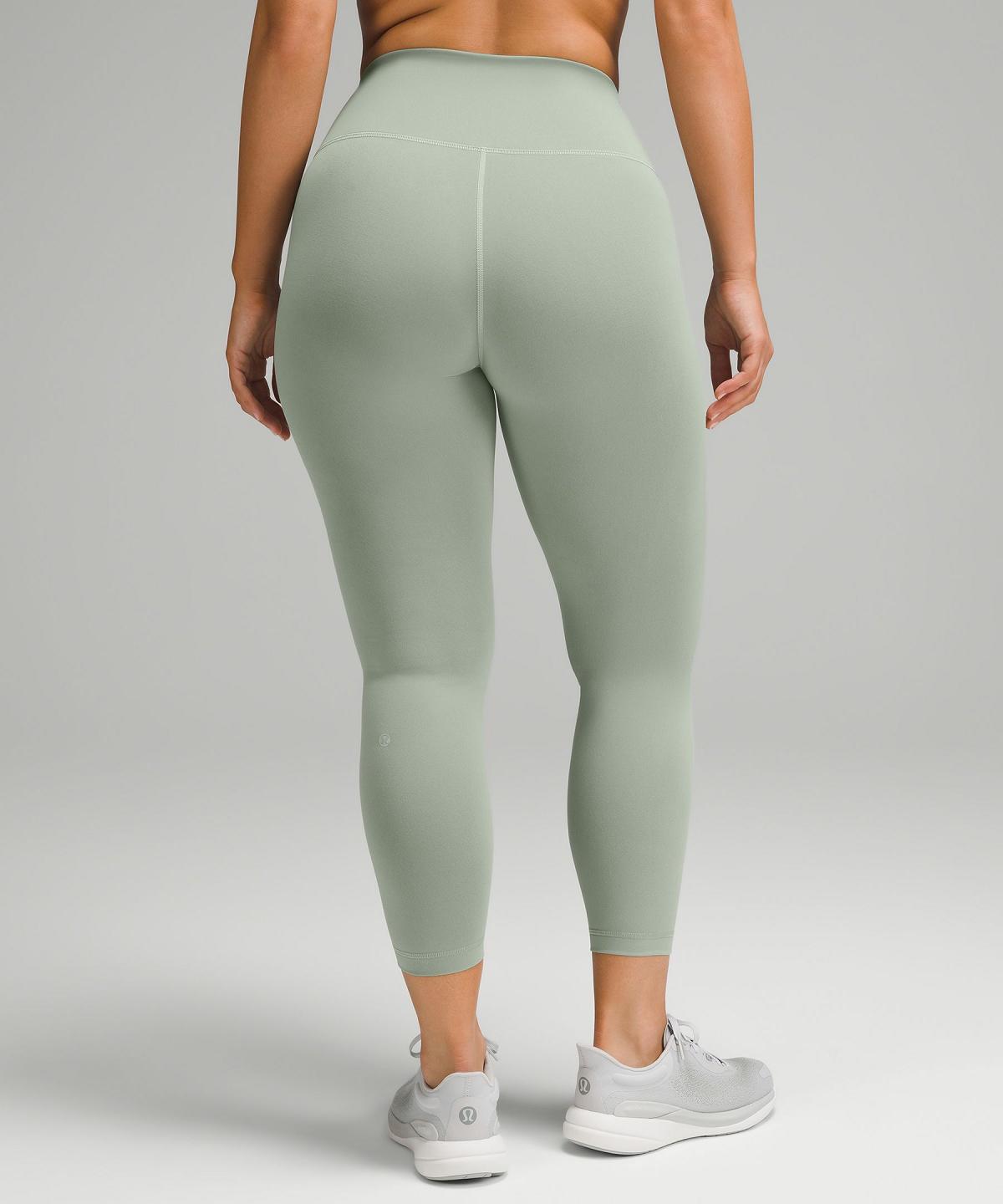 Lululemon Wunder Train Contour Fit High-Rise Tight 25" Leggings Dame Grønn | NO_LuLu16573