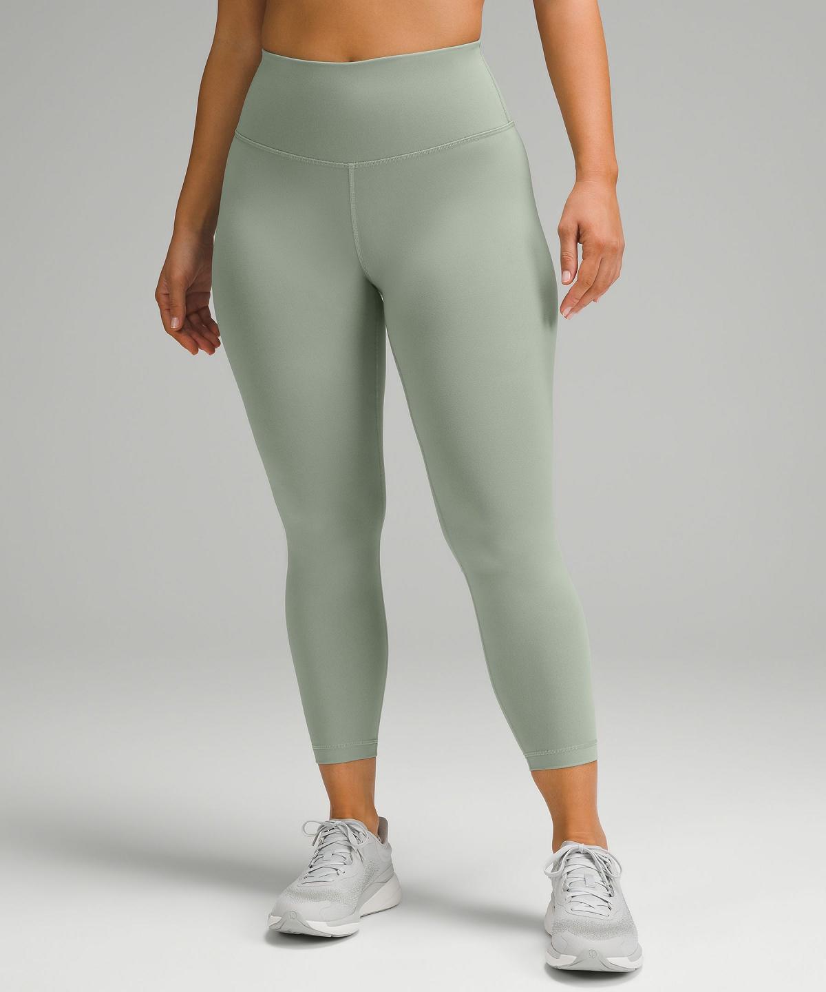 Lululemon Wunder Train Contour Fit High-Rise Tight 25" Leggings Dame Grønn | NO_LuLu16573