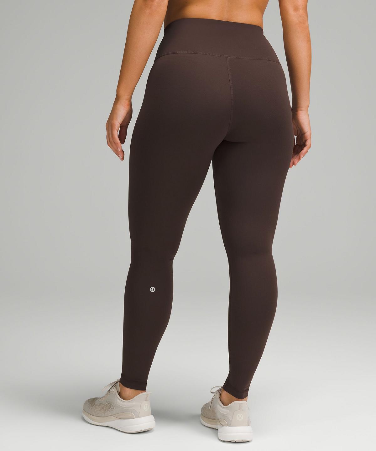 Lululemon Wunder Train Contour Fit High-Rise Tight 28" Leggings Dame Brune | NO_LuLu35558