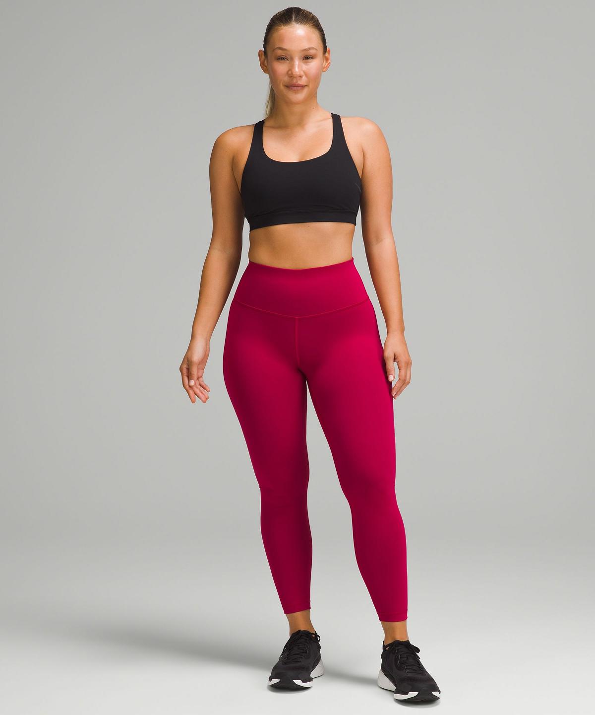 Lululemon Wunder Train Contour Fit High-Rise Tight 25" Bukse Dame Rød | NO_LuLu52890