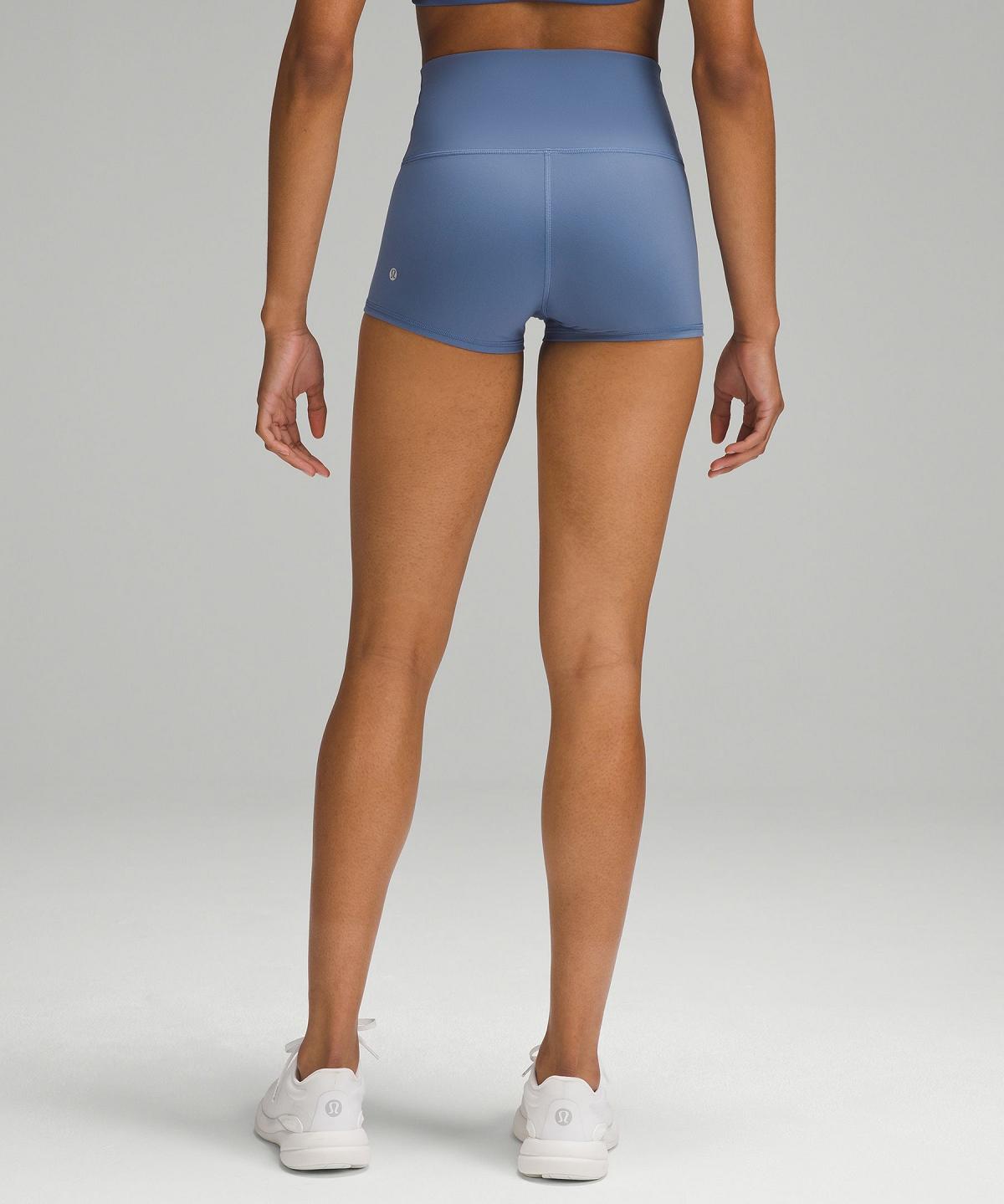 Lululemon Wunder Train High-Rise 2" Shorts Dame Blå | NO_LuLu75698