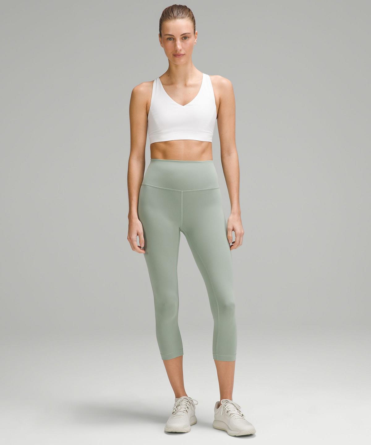 Lululemon Wunder Train High-Rise Crop 21" Leggings Dame Grønn | NO_LuLu79811