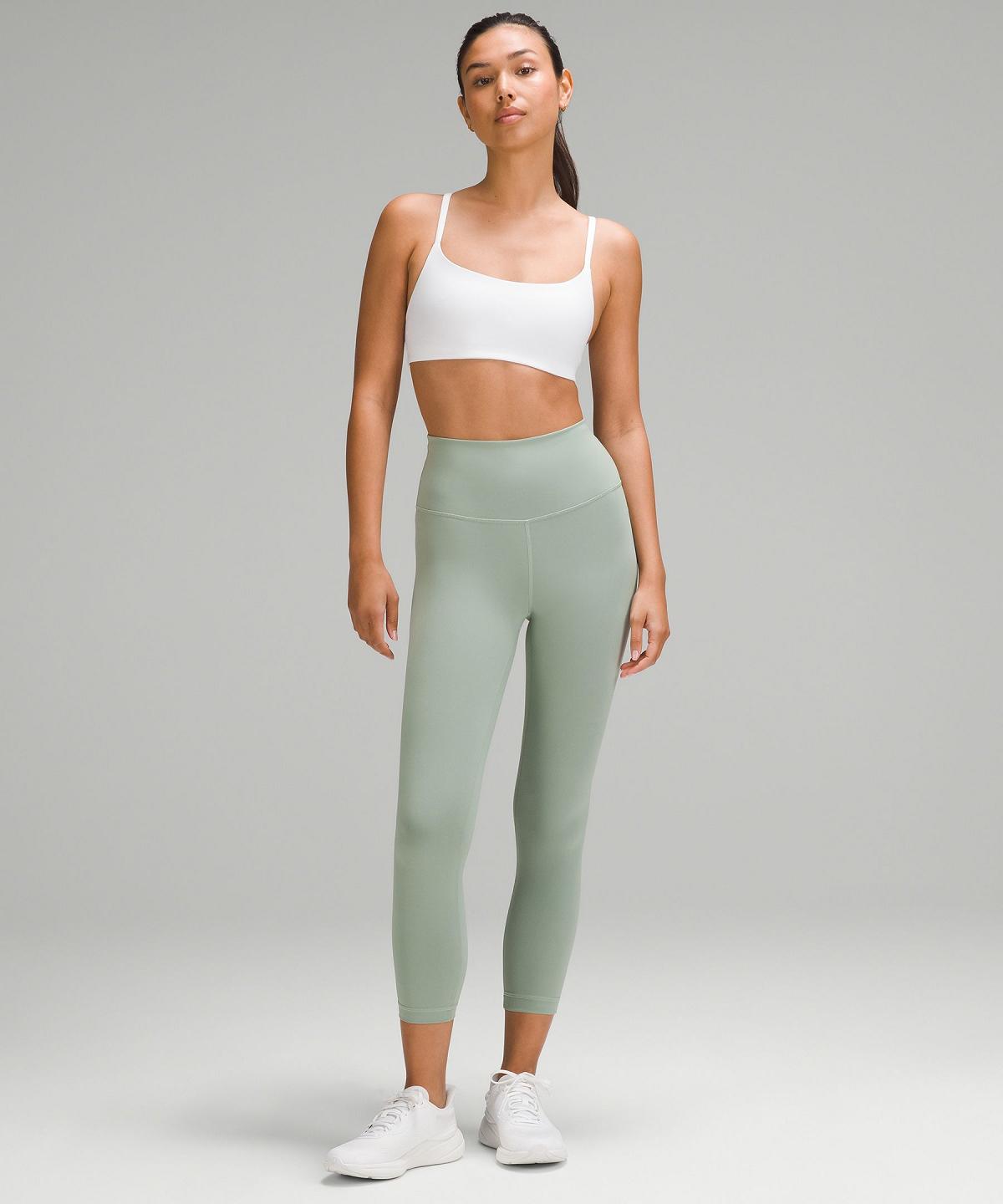 Lululemon Wunder Train High-Rise Crop 23" Leggings Dame Grønn | NO_LuLu18275