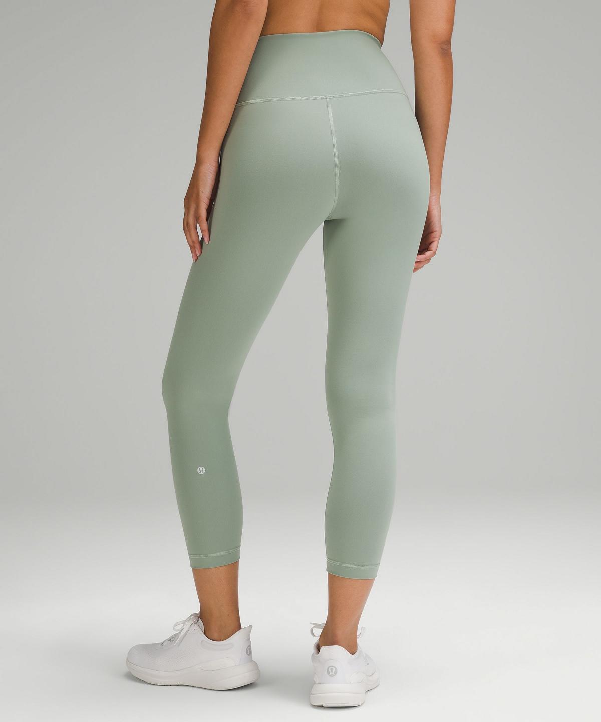 Lululemon Wunder Train High-Rise Crop 23" Leggings Dame Grønn | NO_LuLu18275