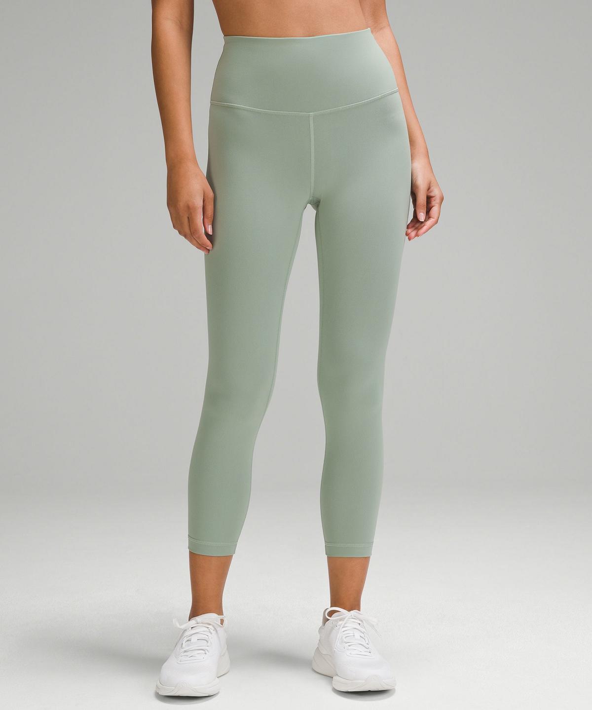 Lululemon Wunder Train High-Rise Crop 23" Leggings Dame Grønn | NO_LuLu18275