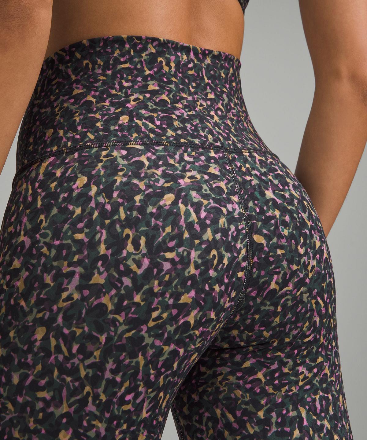 Lululemon Wunder Train High-Rise Crop 23" Leggings Dame Rosa Multicolor | NO_LuLu93612