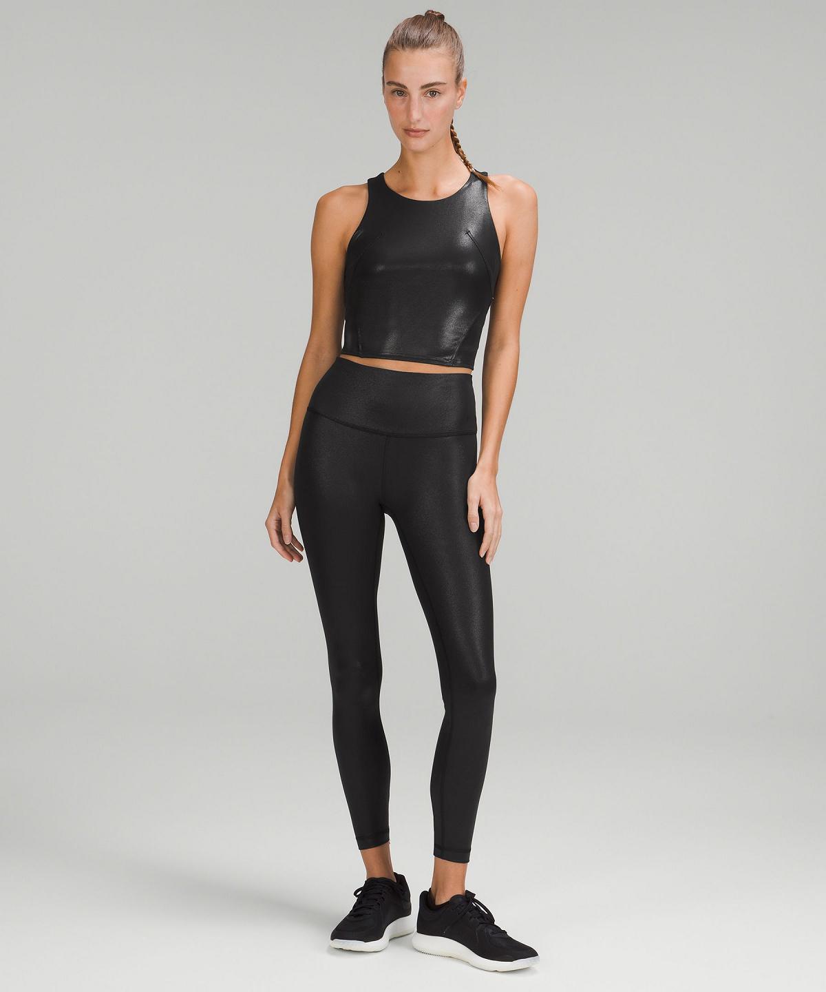 Lululemon Wunder Train High-Rise Tight 25" Leggings Dame Svarte | NO_LuLu40251