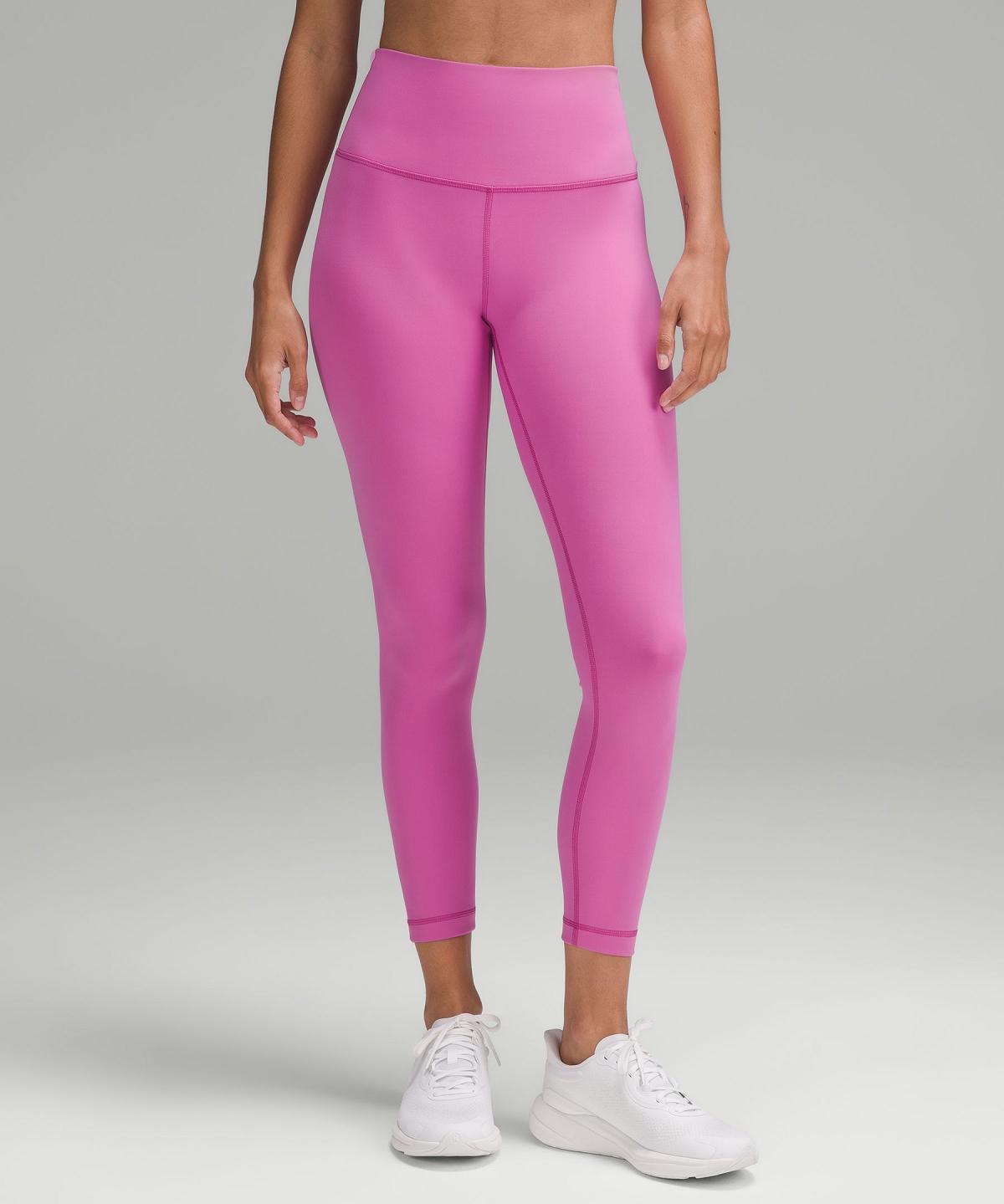 Lululemon Wunder Train High-Rise Tight 25" Leggings Dame Rosa | NO_LuLu40805