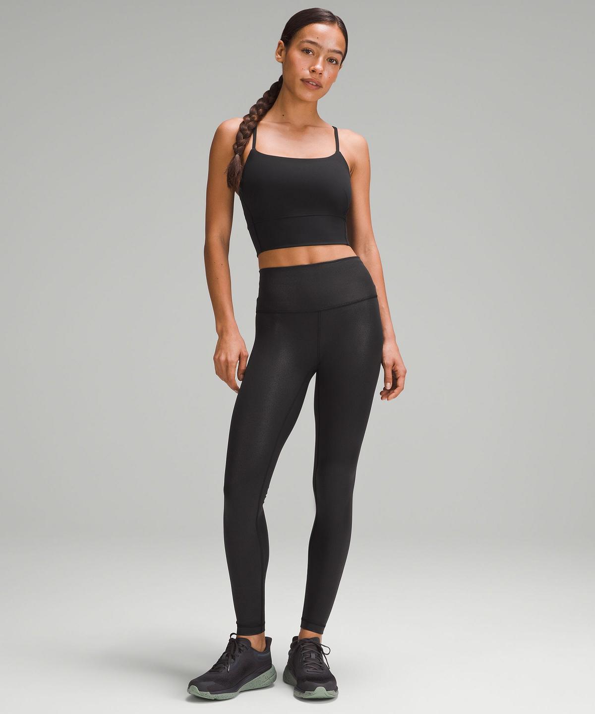 Lululemon Wunder Train High-Rise Tight 28" Leggings Dame Svarte | NO_LuLu61133