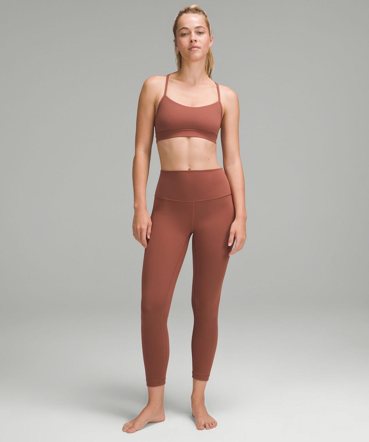 Lululemon Wunder Under SmoothCover High-Rise Tight 25" Bukse Dame Kopper | NO_LuLu78757