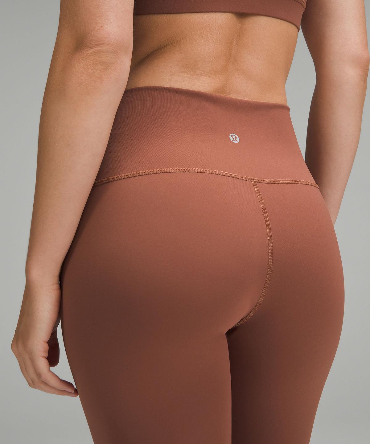 Lululemon Wunder Under SmoothCover High-Rise Tight 25" Bukse Dame Kopper | NO_LuLu78757