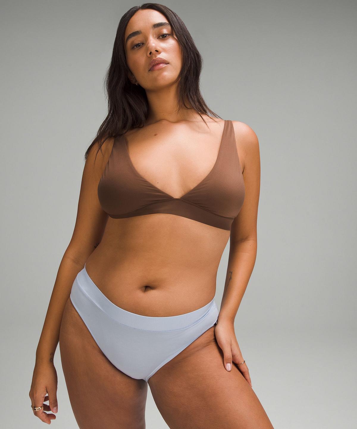 Lululemon Wundermost Ultra-Soft Nulu Trianglelette A–D Cups Sports BH Dame Brune | NO_LuLu35830