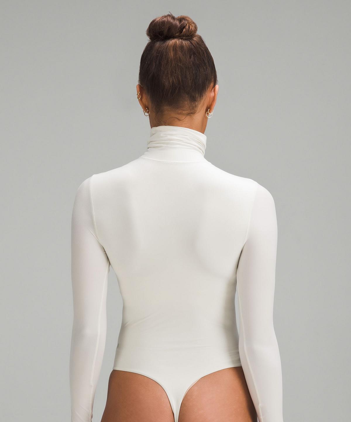 Lululemon Wundermost Ultra-Soft Nulu Turtleneck Body Dame Beige | NO_LuLu41989