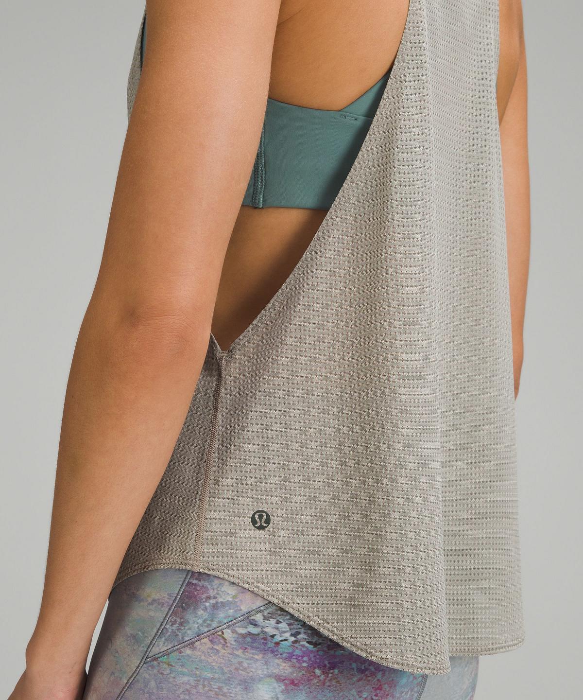 Lululemon lab Grid Mesh Training Tank Top Dame Beige | NO_LuLu78639