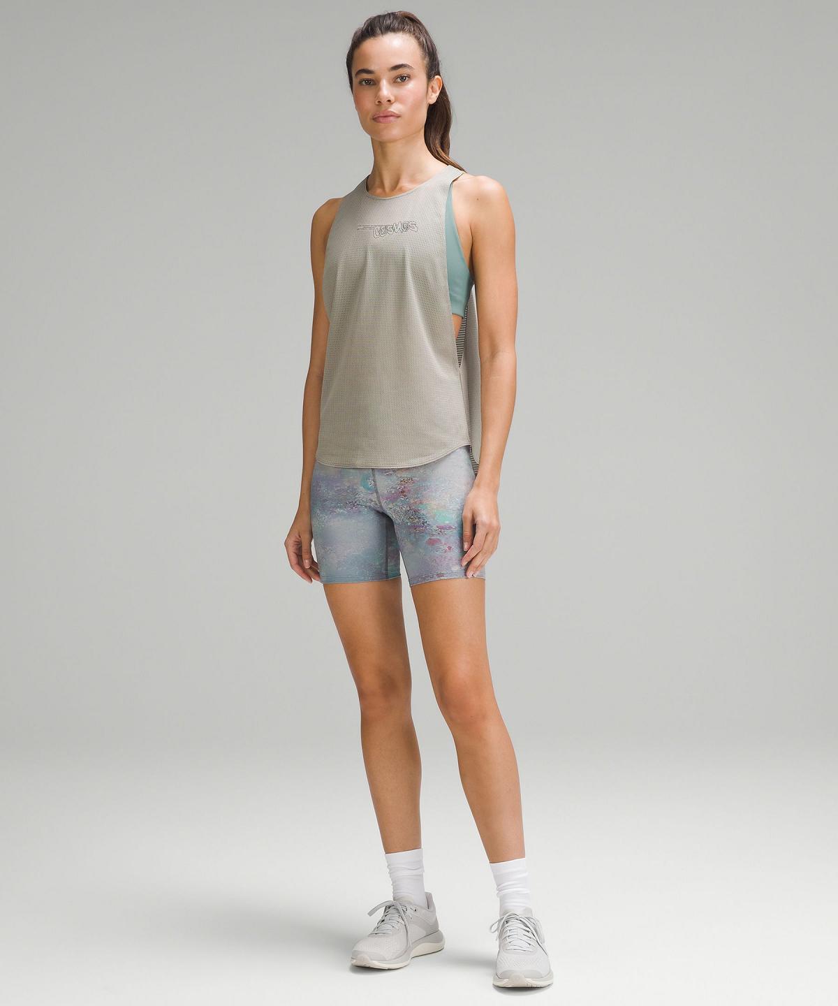 Lululemon lab Grid Mesh Training Tank Top Dame Beige | NO_LuLu78639